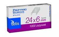 zszywki biurowe 24/6 tetis gz101-a a'10 2675