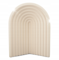 WAZON RAINBOW beżowy ceramiczny 16x8cm