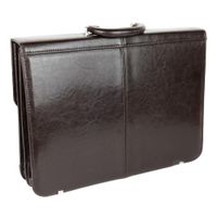 539 Teczka męska z 2 kieszeniami - brąz KEMER