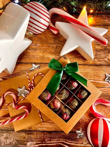 Herbata Kwitnąca Lichi Ball 1 kg - HURT - kulka kwiat rozkwitająca na Arena.pl