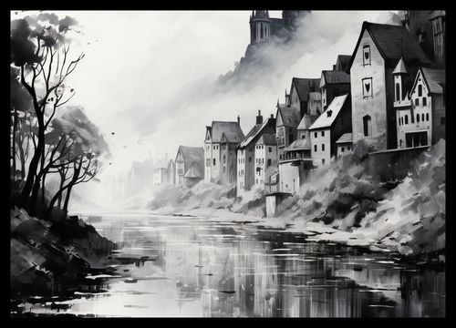 Plakat 42x29,7cm Mglisty Refleks na Arena.pl
