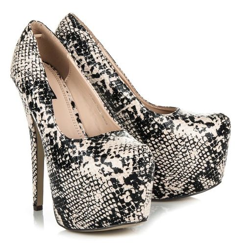 Szpilki Na Platformie Snake Print r.36 na Arena.pl