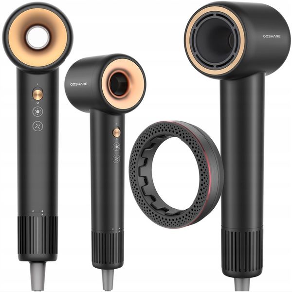 Suszarka do włosów COSHARE SuperFlow1 Czarny zdjęcie 2
