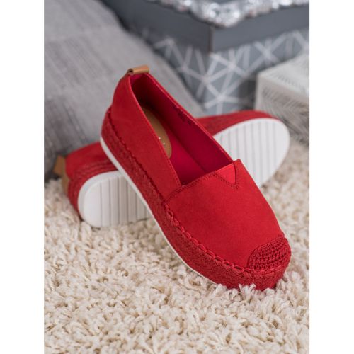 Czerwone Espadryle Na Platformie r.39 na Arena.pl