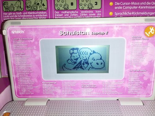 Komputerek dziecięcy edukacyjny VTECH Schulstart laptop angielski/niemiecki na Arena.pl