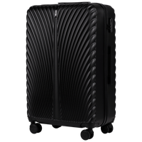 SN120 SWAN, Walizka duża ABS+ L Wings, BLACK