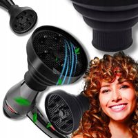 UNIWERSALNY DYFUZOR DO SUSZAREK ROBIENIA LOKÓW CZARNY KOMPAKTOWY