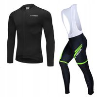 Leginsy Rowerowe Bluza Ocieplany Strój Męski Wkładka Żel Termoaktywny XXL