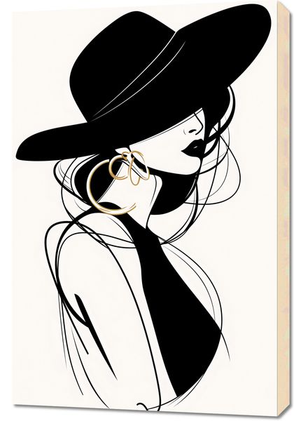 Obraz 60x90cm Uwikłana Elegancja zdjęcie 1