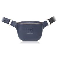 saszetka damska skórzana nerka granatowa paolo peruzzi t-97-db