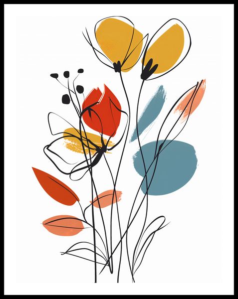 Plakat 50x65cm Ogród przy Lecie zdjęcie 3