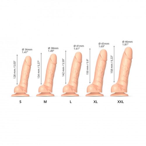 SLIDING SKIN REALISTIC DILDO VANILLA M na Arena.pl