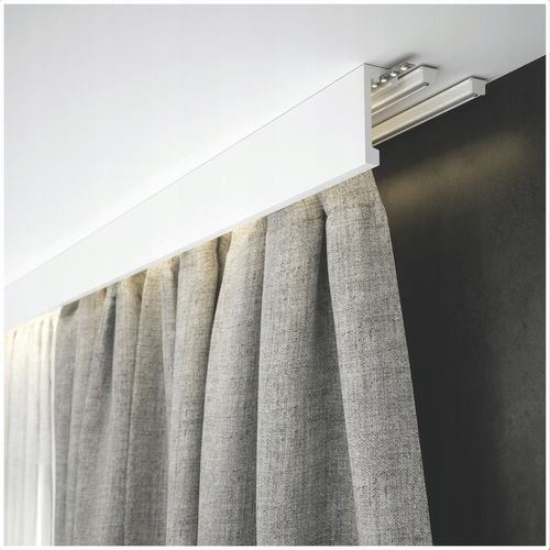 Maskownica Listwa Karniszowa Profil do LED Polimer Biała 10 x 244 cm na Arena.pl