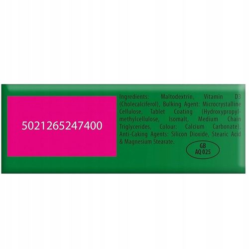 VITABIOTICS Ultra Vitamin D 2000IU Suplement diety WITAMINA D 96 tabletek na Arena.pl