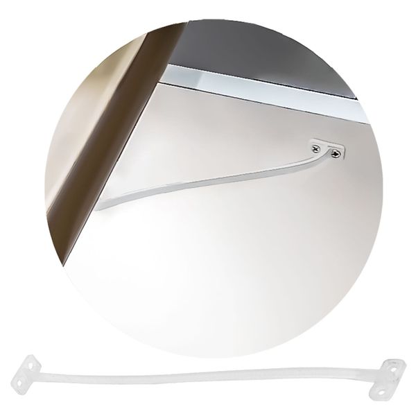 Ogranicznik kąta otwarcia frontu szafki przezroczysty zdjęcie 1