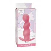 plug  spiral anal plug pink