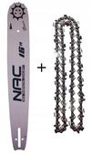 Prowadnica do piły spalinowej 16" NAC 1x łańcuch TC 0,325” 16" 40cm 66zp