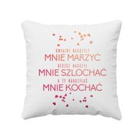 Gwiazdy nauczyły mnie marzyć - poduszka z nadrukiem