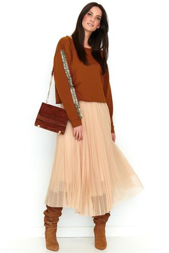 Bluza Damska Model NU190 Camel - Numinou  38 na Arena.pl