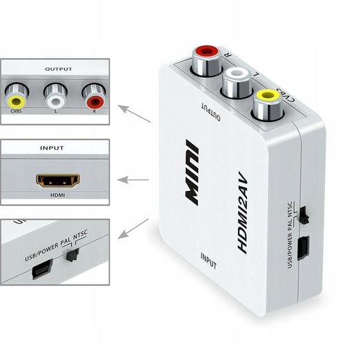 Adapter Retoo HDMI2AV AV HDMI do RCA na Arena.pl