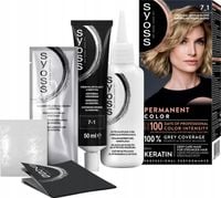 SYOSS PERMANENT COLOR FARBA DO WLOSÓW TRWAŁA NR 7_1 NATURALNY ŚREDNI BLOND