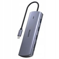 Unitek Hub 9w1 USB C Gigabit Ethernet HDMI VGA 3x USB A czytnik kart PD