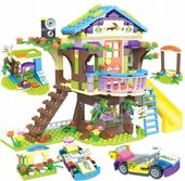KLOCKI DLA DZIECZYNKI DOMEK NA DRZEWIE FRIENDS DOM PRZYJAŹNI Domki