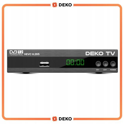 TUNER DEKODER DVBT2 DekoTV PRO Telewizji Naziemnej DVB-T2 HEVC H.265 na Arena.pl