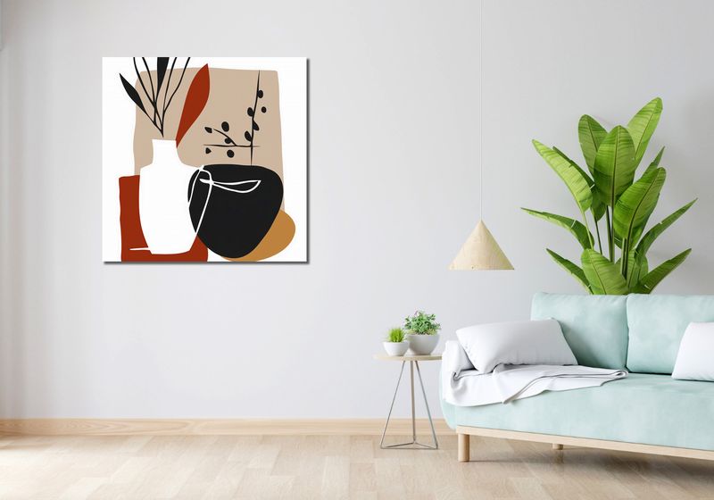 Obraz 90x90cm Naturalne Przemyślenie zdjęcie 2