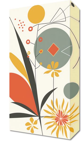 Obraz 20x40cm Geometryczny Ogród zdjęcie 1