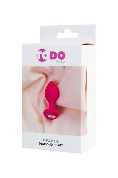 Todo Anal Plug Diamond Heart zdjęcie 9