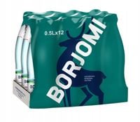 BORJOMI GRUZIŃSKA woda mineralna 12x0,5l SZKŁO