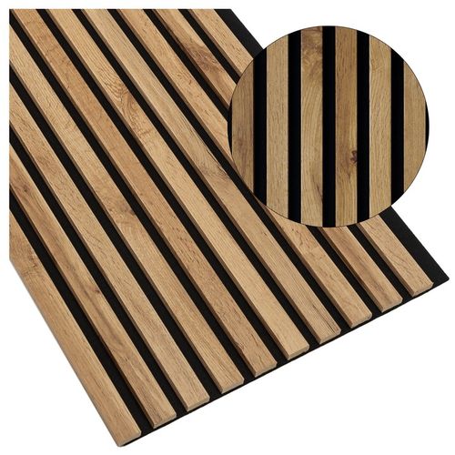 LAMELE ŚCIENNE NA FILCU 46x275 AKUSTYCZNE DĄB NATURALNY WOTAN SONOMA CRAFT na Arena.pl