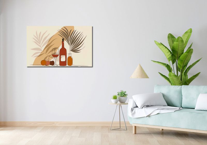 Obraz 100x60cm Winko przy Palmach zdjęcie 2