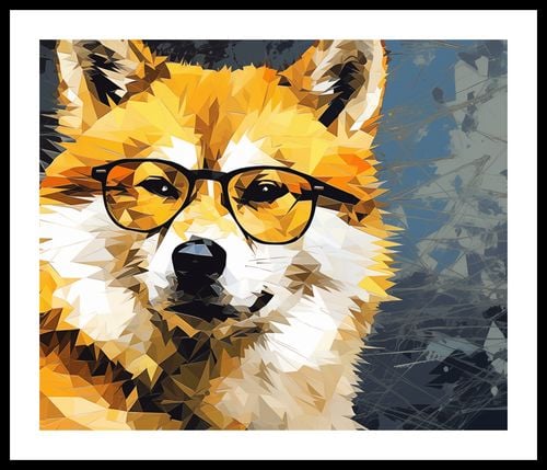 Plakat 60x50cm Intelektualny Psiak na Arena.pl