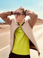 Bomberka męska beżowa Dragon Rozmiar - L