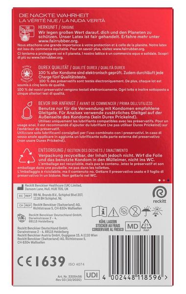 Durex Gefühlsecht Slim X 10 zdjęcie 6