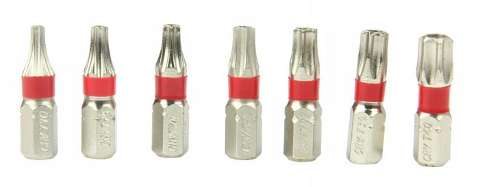 ZESTAW KOŃCÓWKI DO WKRĘTARKI BITY IMBUS TORX 56 EL zdjęcie 11