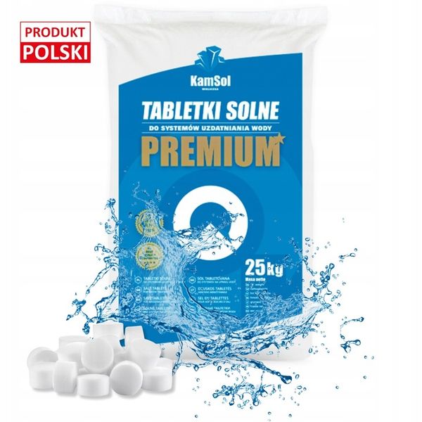 PREMIUM - TABLETKI SOLNE DO ZMIĘKCZACZY 25KG zdjęcie 2