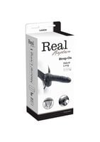proteza fallo strap on cavo real rapture 8 black with balls