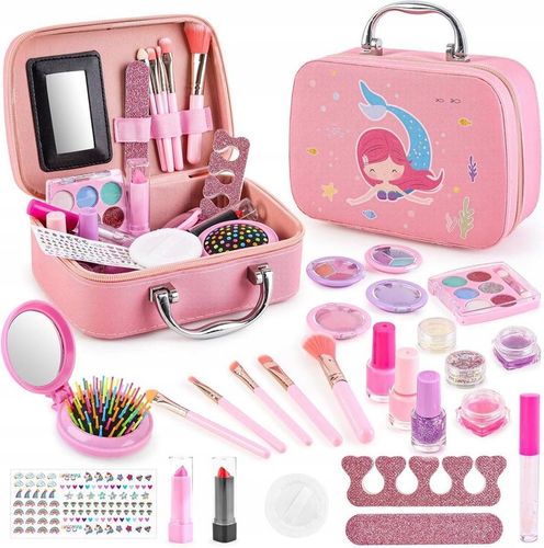 Kuferek z kosmetykami dla dzieci Zestaw kosmetyków MAKE UP MALOWIDŁA makija na Arena.pl