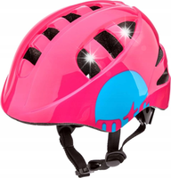 Kask Rowerowy Z Regulacją Wentylowany Dla Dziewczynki Ochronny 48-52 cm