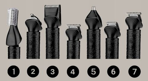 Maszynka Do Strzyżenia Włosów, Brody 7W1 - Golarka + Trymer Do Nosa na Arena.pl