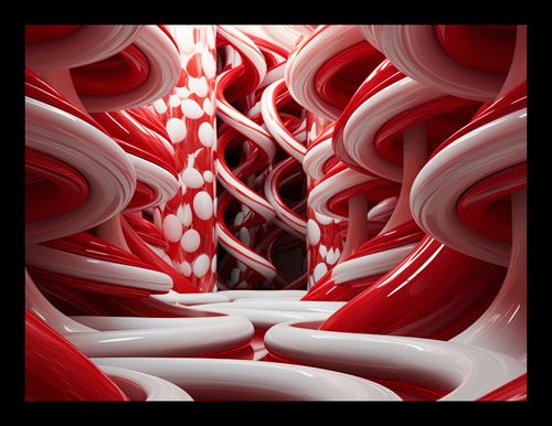 Plakat 20x15cm Czerwone Wiry na Arena.pl