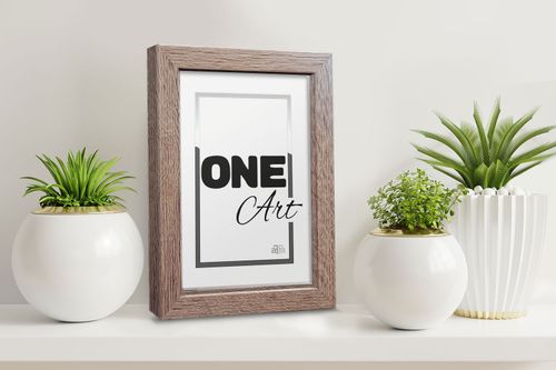 Ramka na zdjęcia Hekla 13x18 foto MDF stojąca sonoma truflowa 1szt. na Arena.pl