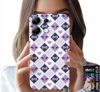 ETUI DO XIAOMI NOTE 14S - MODNE SERCA KOKARDKI KOKARDA + SZKŁO
