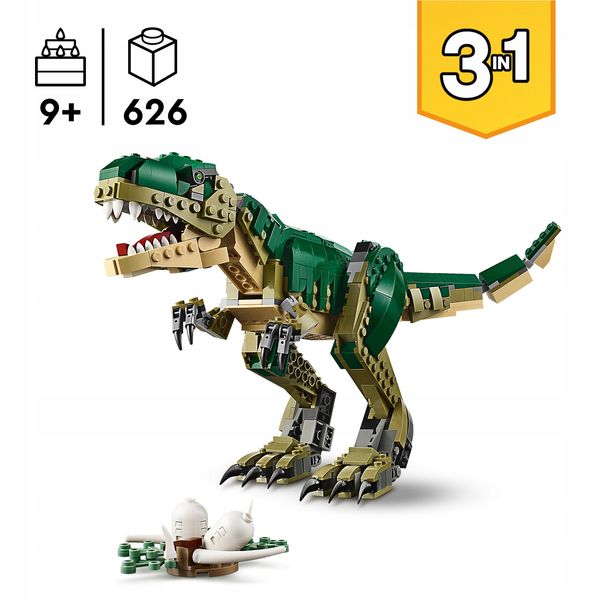 LEGO Creator 3 w 1 Tyranozaur 9+ zdjęcie 9