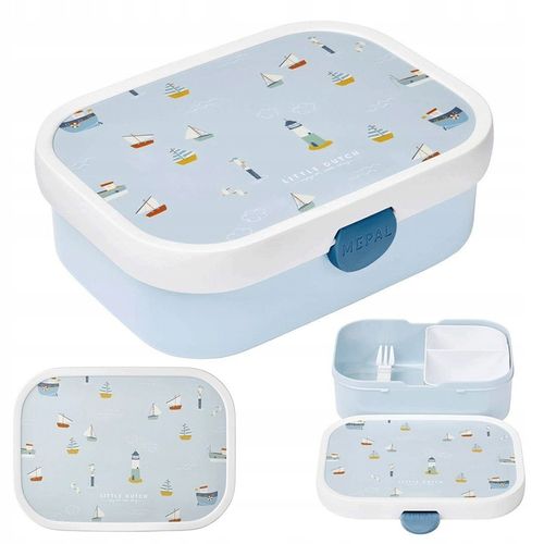 Lunchbox Pojemnik Śniadaniówka 750ml MEPAL Niebieski Żeglarze na Kanapki na Arena.pl