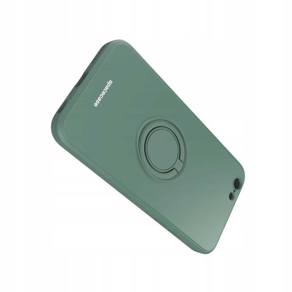 Spacecase Silicone Ring Iphone 7/8/Se Dark Green zdjęcie 6