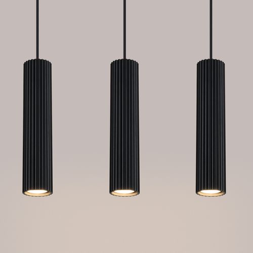 Lampa wisząca KARBON 3L czarny na Arena.pl